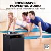 GOgroove Bluetooth Tower Speaker with Subwoofer Built in - Floorstanding Home Speaker with Powerful Bass and Dual Drivers, 120W Peak Power, MP3 3.5mm Aux, USB 2.0 Port Flash Drive, FM Radio (Single) view 4