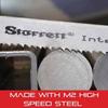 Starrett Intenss Bi-Metal Band Saw Blade with M42 HSS Cutting Edge - Ideal for Contour and General Purpose Cutting - 5 Ft. 4-1/2", 1/2 x .025 x 14/S - 99192-05-04-1/2 view 3