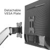 Mount Plus MP-XMA-03 Adapter VESA Mount Quick Release Bracket Kit | Stand Attachment and Wall Mount Removable VESA Plate for Easy LCD Monitor and TV Screen Mounting (Quick Release Adapter) view 2