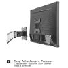 Mount Plus MP-XMA-03 Adapter VESA Mount Quick Release Bracket Kit | Stand Attachment and Wall Mount Removable VESA Plate for Easy LCD Monitor and TV Screen Mounting (Quick Release Adapter) view 3