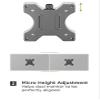 Mount Plus MP-XMA-03 Adapter VESA Mount Quick Release Bracket Kit | Stand Attachment and Wall Mount Removable VESA Plate for Easy LCD Monitor and TV Screen Mounting (Quick Release Adapter) view 4