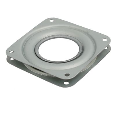 Aexit 3-inch Table Home Hardware Chair Rotate Turntable Silver Tone 4pcs Model:70as647qo176