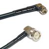 10 feet RFC195 KSR195 Silver Plated SMA Male Angle to BNC Male Angle RF Coaxial Cable view 1