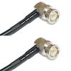 10 feet RFC195 KSR195 Silver Plated BNC Male Angle to BNC Male Angle RF Coaxial Cable view 1
