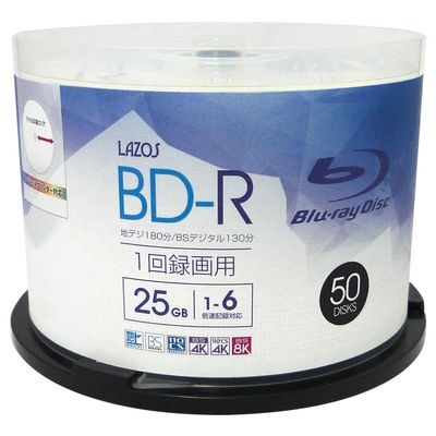 Lazos BD-R 25GB 1-6 1 50 L-B50P