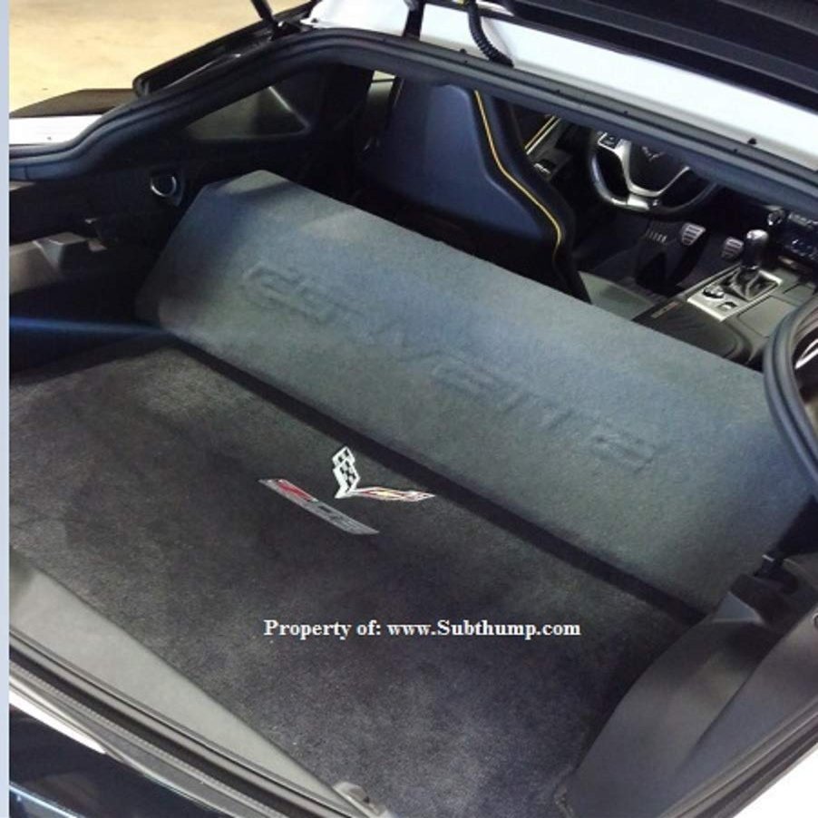 20014-2019 C7 Corvette Dual 10 Downfire Subwoofer Box