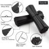 1000 Pcs Twist Ties for Bags 5" Cable Ties Bag Twist Ties for Cord Twist Bread Ties Reusable Black Plastic Coated Ties Heavy Duty Bread Ties Twist Wire Ties for Household and Office Use view 2