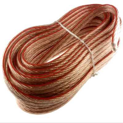 10 Gauge Speaker Wire Car Home Audio 10Ga - 25 Ft Clear Fast Free USA Shipping!