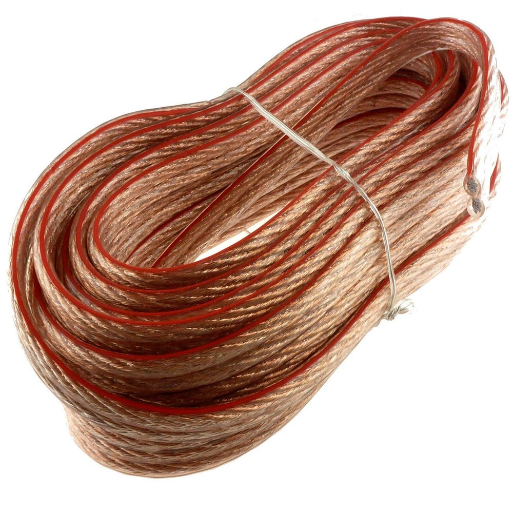 10 Gauge Speaker Wire Car Home Audio 10Ga - 25 Ft Clear Fast Free USA Shipping!