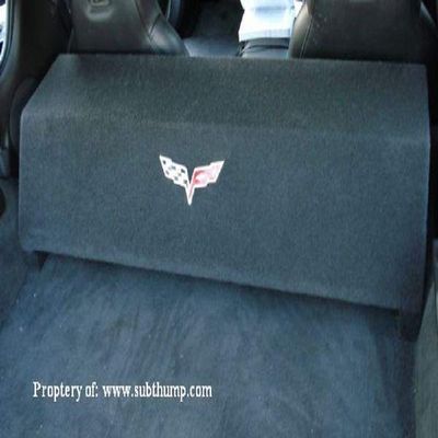 2005-2013 C6 Corvette Dual 10 Downfire Subwoofer Box