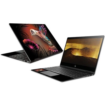 MightySkins Skin Compatible with HP Envy x360 Convertible 13" (2018) - Cyborg Nature | Protective, Durable, and Unique Vinyl Decal wrap Cover | Easy to Apply, Remove | Made in The USA