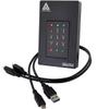 Apricorn 2TB Aegis Fortress L3- FIPS Level 3 Validated USB 3.0 Hardware Encrypted Portable Drive (AFL3-2TB) , black view 1