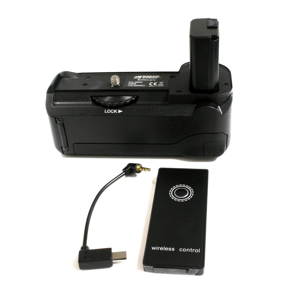 Wasabi Power VG-6500 Grip for Sony A6500 (with Remote)