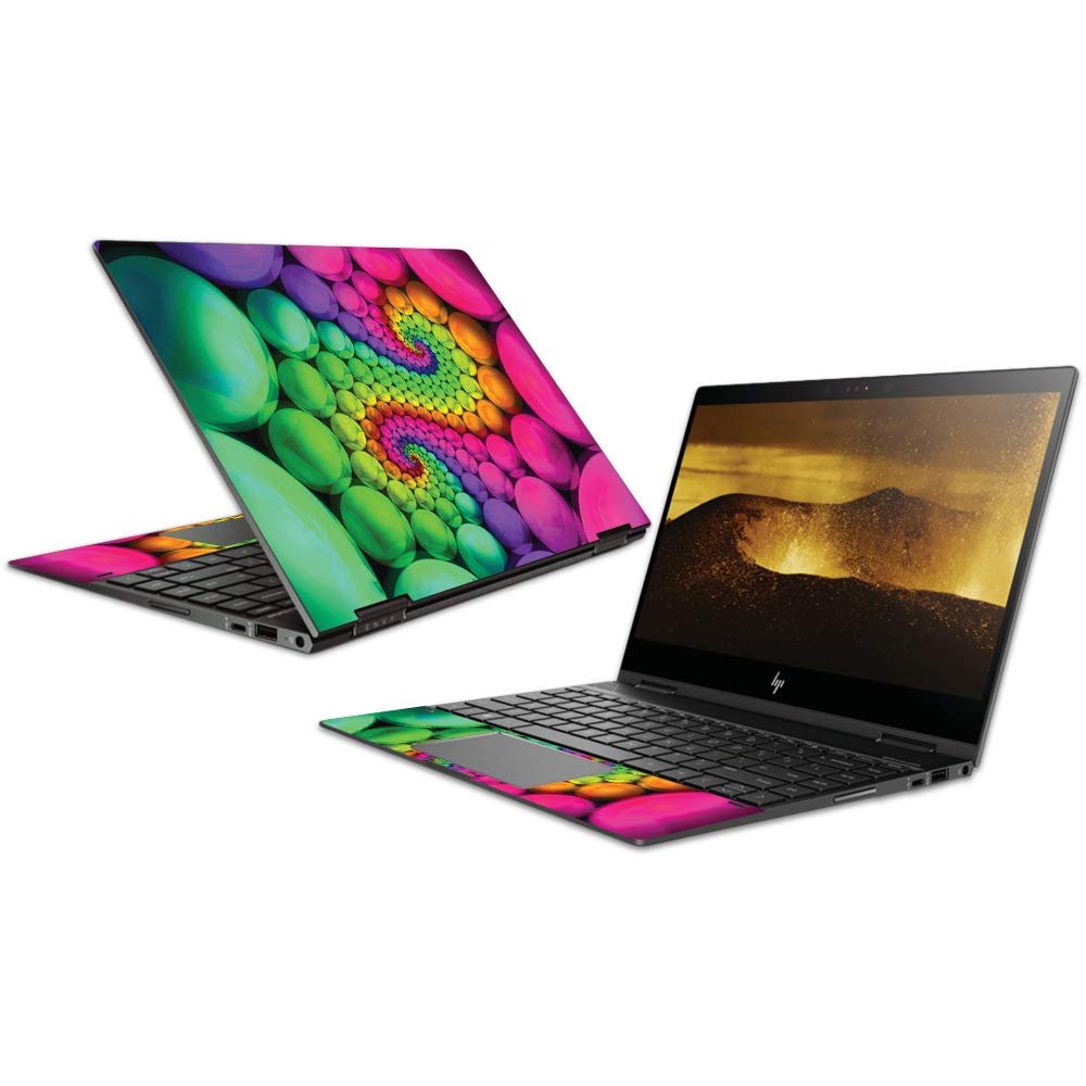 MightySkins Skin Compatible With HP Envy x360 Convertible 13" (2018) - Hallucinate | Protective, Durable, and Unique Vinyl Decal wrap cover | Easy To Apply, Remove, and Change Styles | Made in the USA