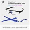 PapaViva Replacement Nose Pads & Ear Socks Rubber Kits for Oakley Radar EV Path OO9208 / Radar EV Pitch OO9211 Sunglass - Blue view 3