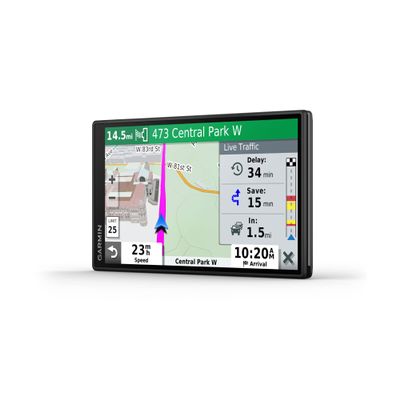 Garmin DriveSmart 55 and Traffic, GPS Navigator, 5.5 Display, Simple On-Screen Menus, Easy-to-See Maps