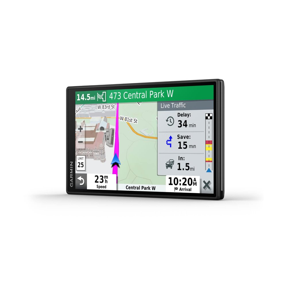 Garmin DriveSmart 55 and Traffic, GPS Navigator, 5.5 Display, Simple On-Screen Menus, Easy-to-See Maps