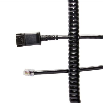 JPL BL-02+P Headset Connection Cable with Plantronics Compatible QD