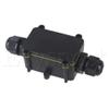 Davitu Plastic Waterproof IP68 Outdoor 2 Way Junction Box with Terminal Black view 3