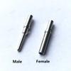 Davitu 50/100Pcs DT Series Pin Contact 0462-201-16141 0460-202-16141 Stainless Steel 16-20AWG Deutsch Crimp Solid Terminal Female Male - (Color: 100 Pcs, Pins: Female Male) view 2