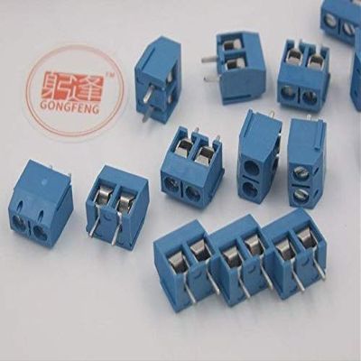 Davitu Davitu 500pcs NEW Connector 301-2P/3P Terminal Connector3.5mm pin Pitch Splicing Special Wholesale to Brazil - (Color: KF301 2P Blue)