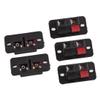 Davitu Davitu Hot 5 Pcs Red Black Single Row 2 Positions Push in Jack Speaker Terminal view 1