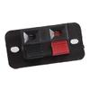 Davitu Davitu Hot 5 Pcs Red Black Single Row 2 Positions Push in Jack Speaker Terminal view 3
