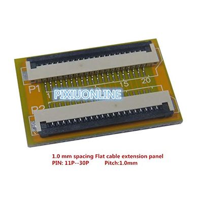 Davitu 1PCS YT2092 FPC Adapter plate Ribbon cable extended plate 1.0mm spacing 11P-30P 1.0mm pitch Flat cable extension panel - (Color: 15P)