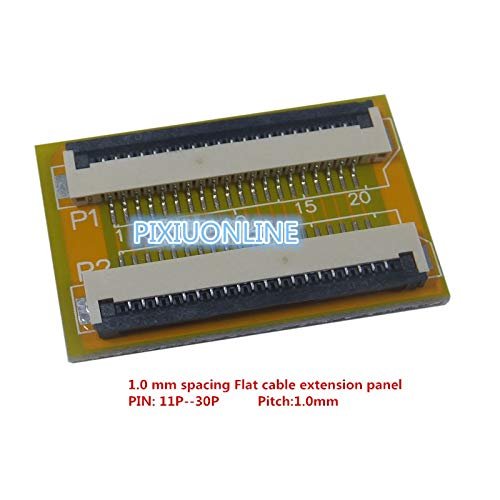Davitu 1PCS YT2092 FPC Adapter plate Ribbon cable extended plate 1.0mm spacing 11P-30P 1.0mm pitch Flat cable extension panel - (Color: 15P)