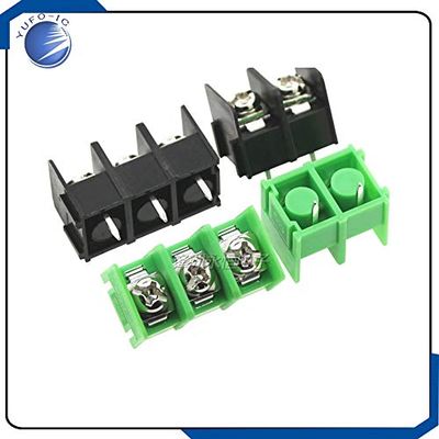 Davitu 10PCS/LOT KF7.62-2P/3P/4P Terminal 7.62-2PIN 3PIN 4 PIN 7.62MM KF spacing - (Color: 2Pin Black)