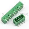 Davitu 20 Set 3.5MM PCB Pluggable Terminal Block Connectors 2/3/4/5/6/7/8/9/10 Pin Ways Right Angle KF15EDG-3.5 Copper Green RoHS - (Color: 4P) view 2