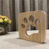 WALKKING WAYS Creative Wood Lamp, LED Night Light/3D Wood Carving Dog Claw Pattern USB Portative Mood Lamp for Bedroom Living Room Nightstand view 2