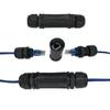 VizGiz 2 Pack Waterproof RJ45 Coupler IP68 Shielded Ethernet Connector Female to Female CAT6 CAT5E CAT5 Cable Extender Adapter for Outside Security Camera LAN Network CCTV Bullet Cam Surveillance view 1