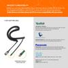 IPD IPH-255 Phone Headset with Noise Cancelling Microphone for Office and Call Center - Compatible with Yealink SIP,Snom, Greandsteam & LG landline Phones view 2