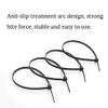 1000Pcs Nylon Cable Zip Ties Self-locking 6 Inch Black view 4