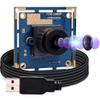1080P USB Camera Module Wide Angle High Speed 3.6mm Lens PC Camera for Computer Mini UVC USB2.0 Lightburn Camera OV2710 USB Security Camera High Frame 100fps Web Camera Board for Raspberry Pi
