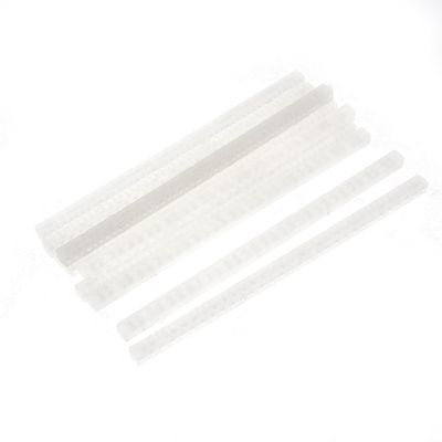 Aexit 10 Pcs Electrical equipment White Plastic Airplane Models Linking Rod Length 15.3cm