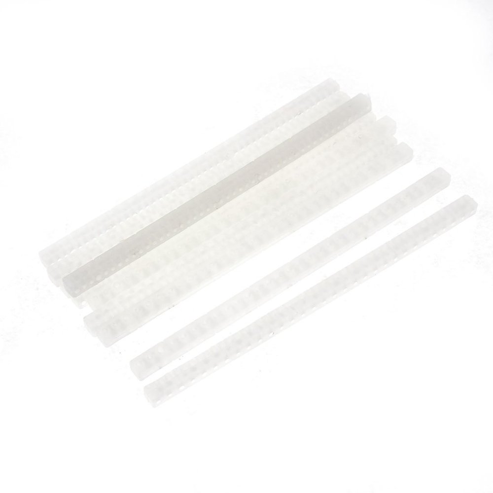 Aexit 10 Pcs Electrical equipment White Plastic Airplane Models Linking Rod Length 15.3cm