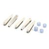 Aexit 5Pcs Metal Electrical equipment Clevis 2.2mm Hole Dia 26 x 5 x 5mm for M2.2 Push Rod view 1