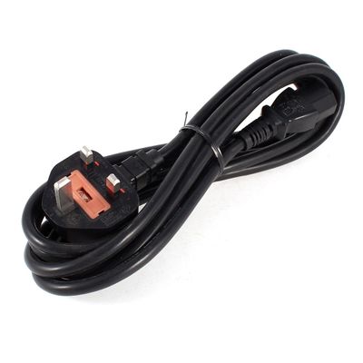 Aexit UK Plug Distribution electrical AC 250V 13A to C13 Socket Power Cable 3 Meters for Electric Cooker