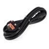 Aexit UK Plug Distribution electrical AC 250V 13A to C13 Socket Power Cable 3 Meters for Electric Cooker view 1