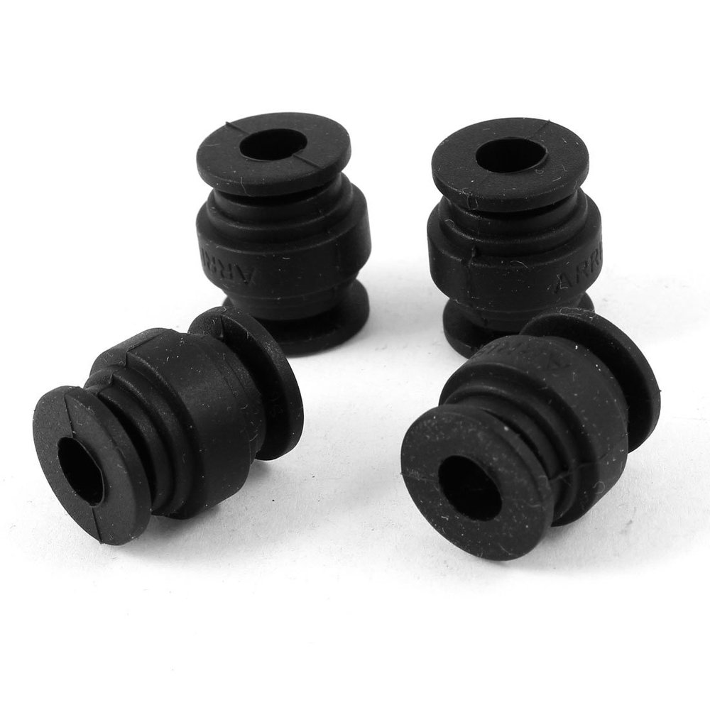 Aexit 4 Pcs Electrical equipment FPV Gimbal Camera Mount 120g 7mm Inner Dia Shock Absorption Black Damping Ball