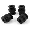 Aexit 4 Pcs Electrical equipment FPV Gimbal Camera Mount 120g 7mm Inner Dia Shock Absorption Black Damping Ball view 1