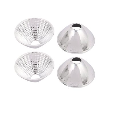 Aexit 4Pcs D50mm Lighting fixtures and controls H25mm Plastic LED Light Lamp Reflector Cup for LED COB Flashlight
