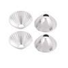 Aexit 4Pcs D50mm Lighting fixtures and controls H25mm Plastic LED Light Lamp Reflector Cup for LED COB Flashlight view 1
