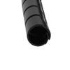 Aexit Flexible Spiral Electrical equipment Tube Cable Wire Wrap Black Manage Cord 10mm Dia x 30 Meter Long with Clip view 2