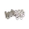 Aexit 2 Sets Distribution electrical GX20-4 Screw Butt Joint Aviation Connector Male Female 4 Pin view 3