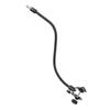 Aexit 50cm Length Lighting fixtures and controls Gooseneck Camera Mount Silver Tone Flash Shoe Mount + C-type Clamp view 1