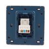 Aexit 2Pcs One Distribution electrical Port PC Computer Network Socket Outlet Wall Plate White CAT6 86mmx86mm view 3