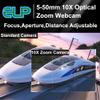 5mp USB Camera with Zoom 5-50mm Lens Webcam Variable Focus PC Camera Mini UVC USB2.0 USB with Camera for Computer Manual Zoom Close-up Camera Industrial Varifocal Web Camera for Raspberry Pi Laptop view 3